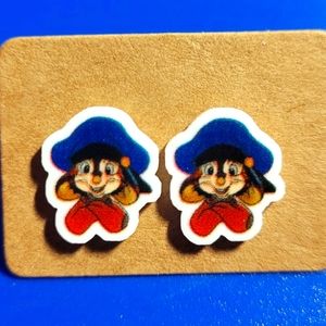 An American Tail Fivel Goes West Acrylic Stud Earrings